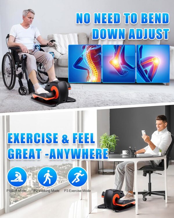 Under-Desk Elliptical Leg Exerciser Machine - Image 3