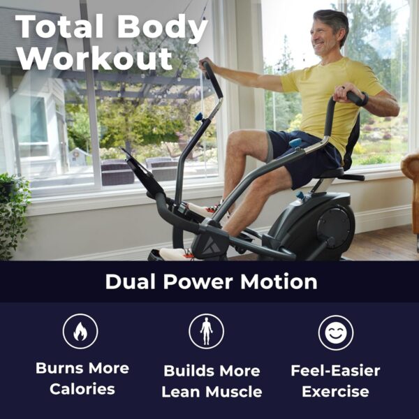 Teeter step Recumbent Cross Trainer Stepper machine for home - Image 3