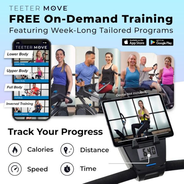 Teeter step Recumbent Cross Trainer Stepper machine for home - Image 6