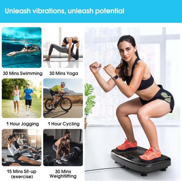 Vibration Plate Exercise Machine for Lymphatic Drainage